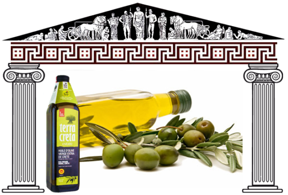 Huile olive Crétoise - Commande Bruxelles Chez Niko