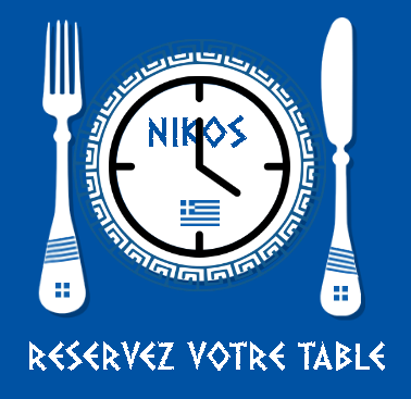 Réservation table restaurant grec - Heures de livraison plats BE